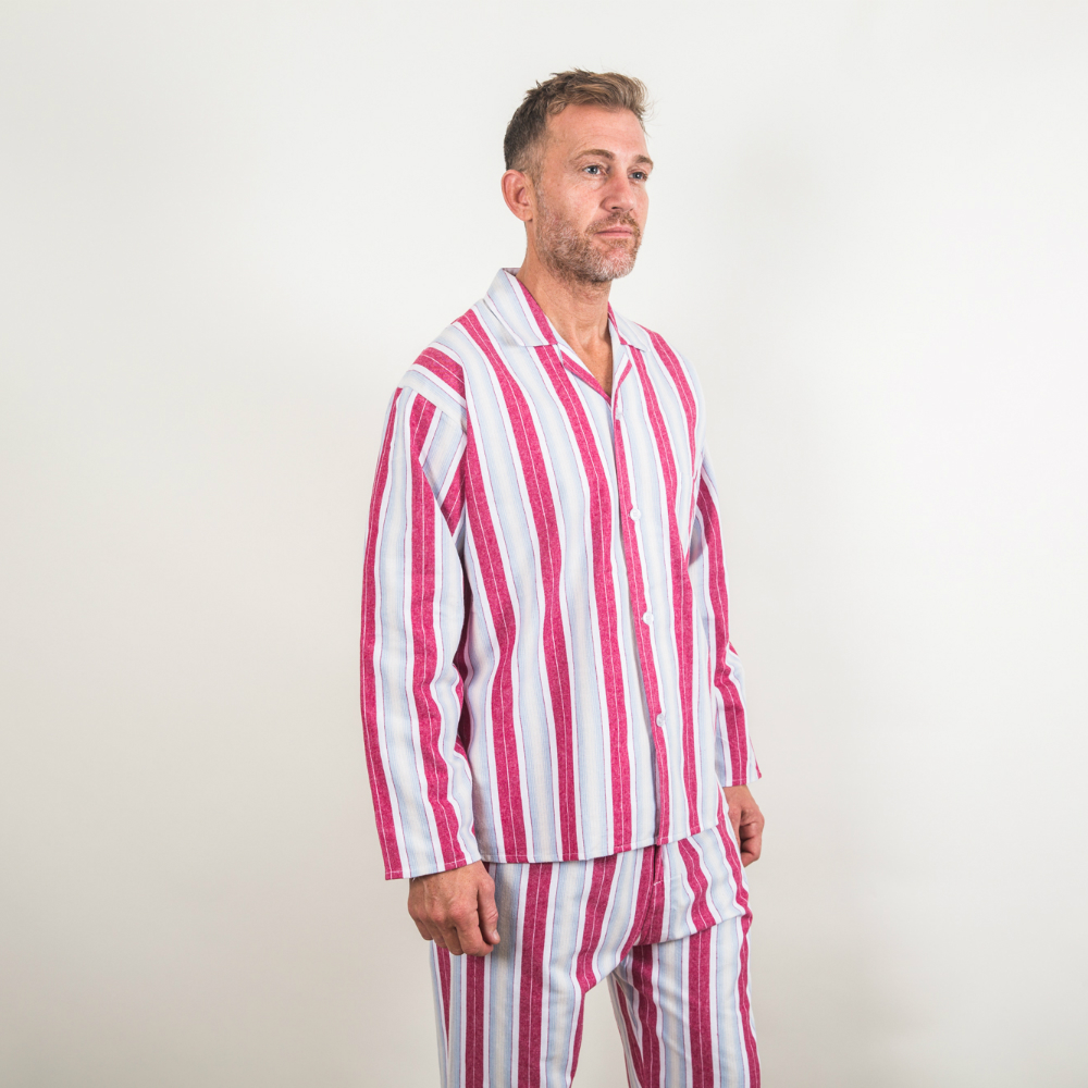 Somax Stripe Flannel Pyjama - Men's Pyjamas